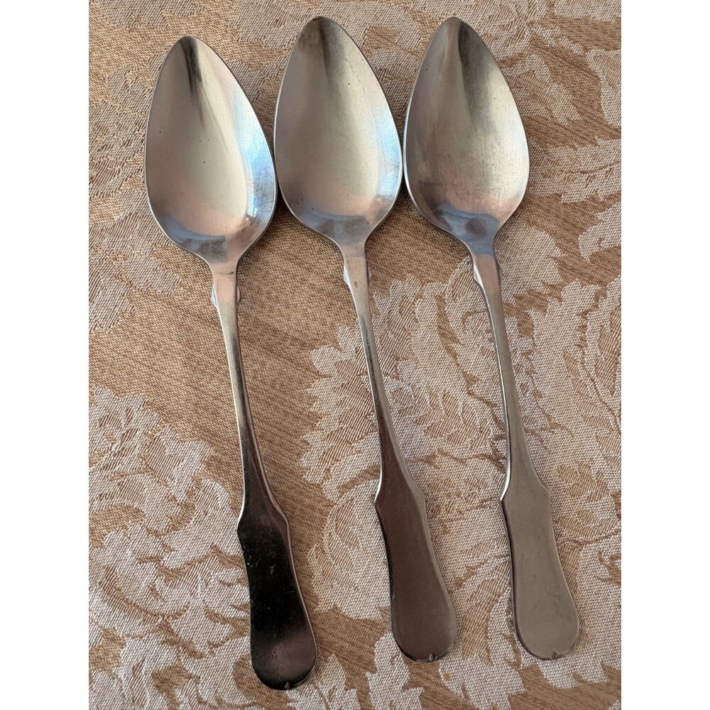 Chesterfield Stainless by Present 3 Table Spoons 7.5" Hong Kong Vintage